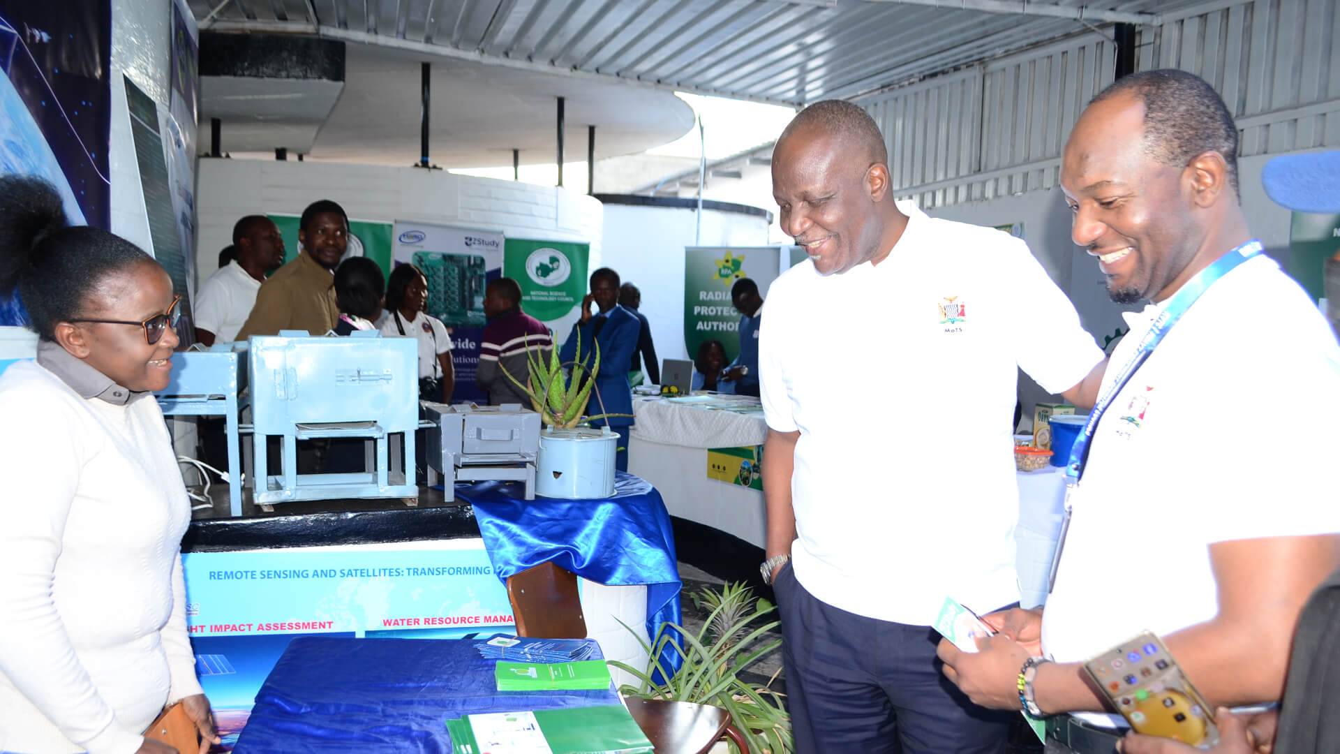 Read more about the article The Minister, Hon. Felix Mutati, Visiting Our Stand at the Ongoing Zambia International Trade Fair