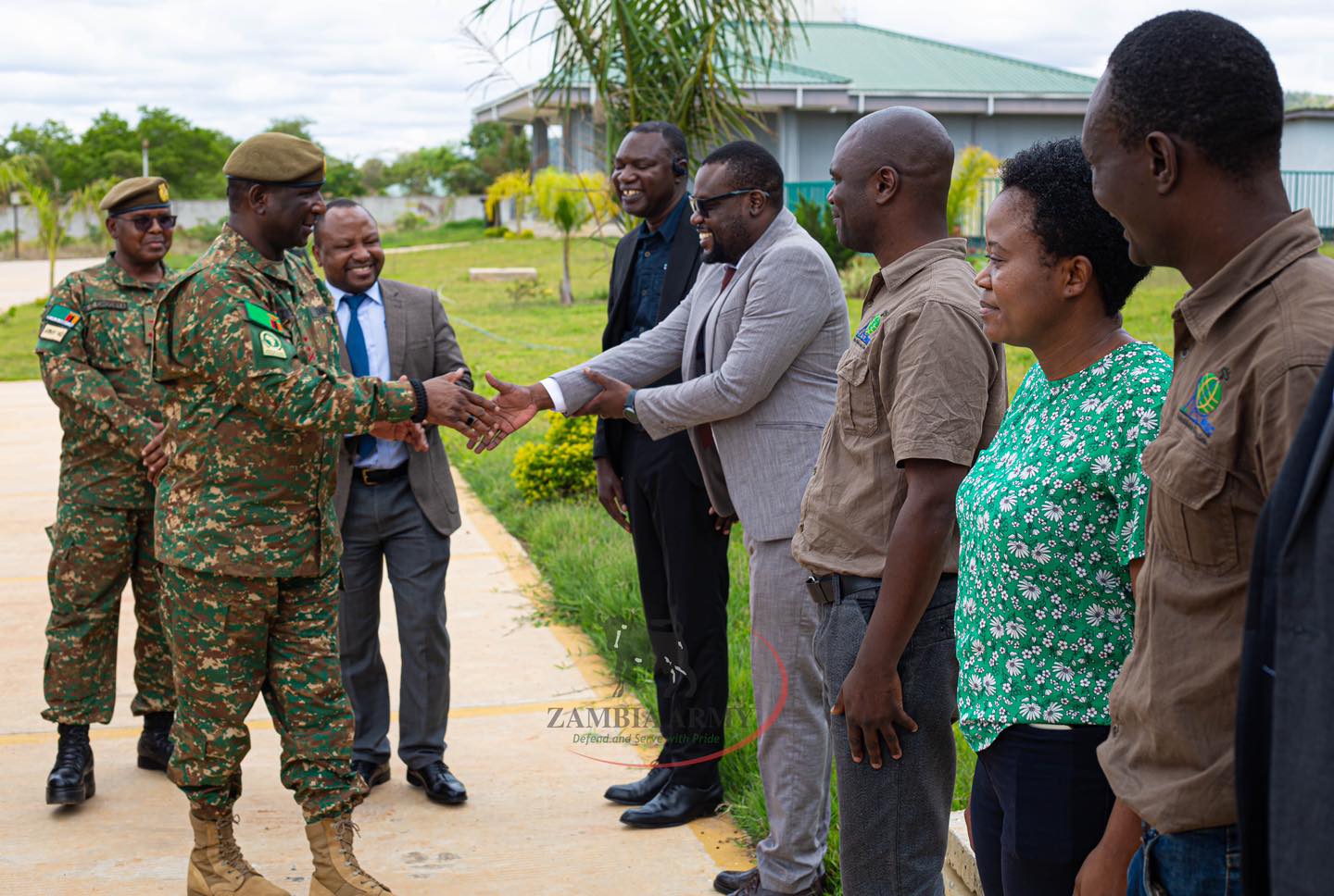 Read more about the article Zambia Army Commander Commends NRSC’s Role in National Development and Security