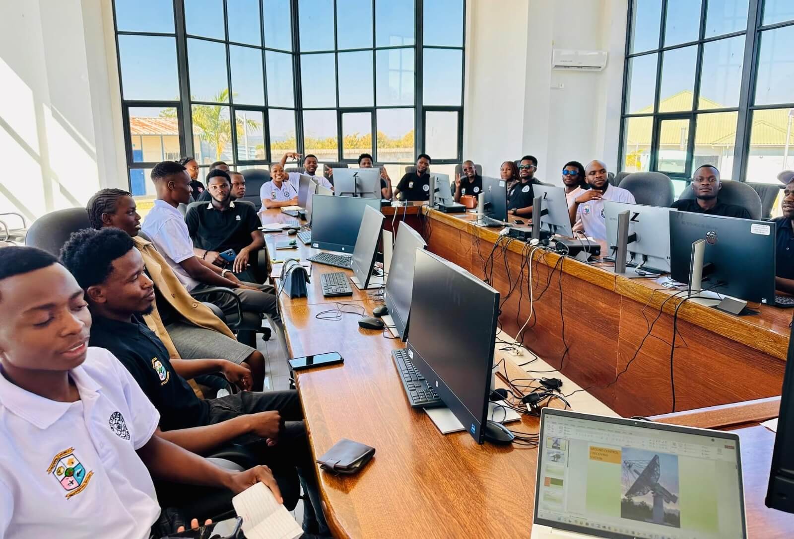 Read more about the article NRSC Hosts Copperbelt University Physics Students for Practical Training at Ground Receiving Station  *Chibombo District, Zambia | 26–28 May 2026*